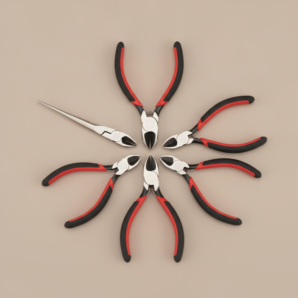 6-Piece Precision Plier & Cutter Set